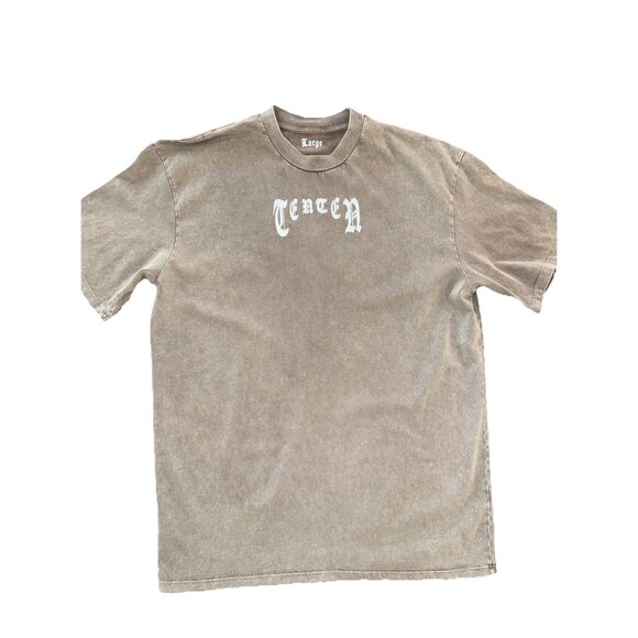 Vintage TENTEN Graphic T-Shirt Washed Distressed Oversized Streetwear Y2K Skater - Picture 2 of 6